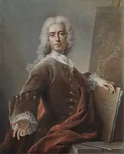Charles-Antoine Coypel. Self-Portrait, 1734.