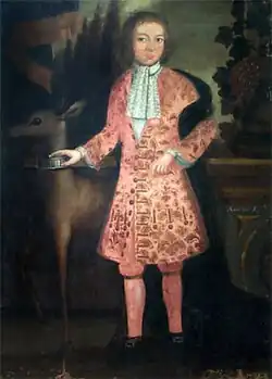 Charles Carroll of Annapolis as a child, c.1712