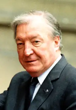 colour photograph of a 64-year-old Haughey