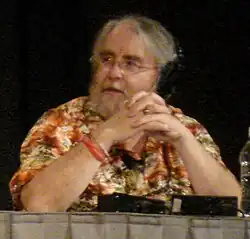 Pierce during a 2009 taping of Wait Wait... Don't Tell Me!