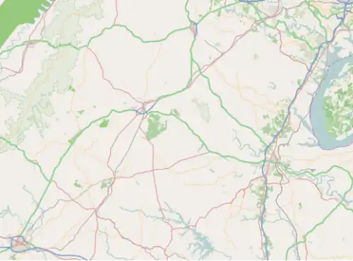 Madison County, Virginia is located in Charlottesville to Merrifield