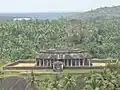 Chaturmukha Basadi (view from the Gommateshwara statue of Karkala)