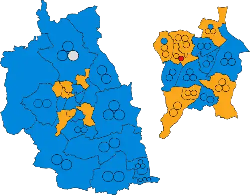 2011 results map