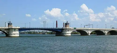 Brunner designed this bascule bridge over the Maumee River in Toledo, Ohio