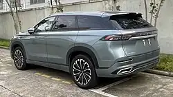 Chery Tiggo 9 rear view