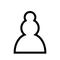 b7 white pawn