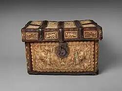 Chest (petaca) from colonial Mexico, c. 1772. Metropolitan Museum of Art[122]