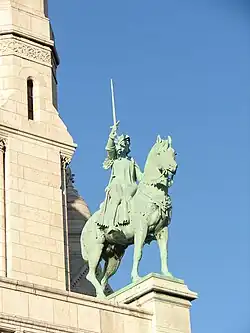 Equestrian statue of Joan of Arc (Basilica of Sacré-Cœur) [fr] (1927), Paris, Basilica of Sacré-Cœur de Montmartre