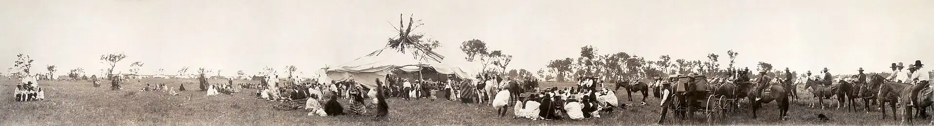 Image 48Cheyenne sun dance gathering, by Henry Chaufty (edited by Durova) (from Wikipedia:Featured pictures/Culture, entertainment, and lifestyle/Religion and mythology)