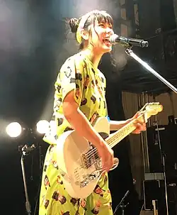 Chiaki Mayumura performing at Shibuya WWW on 7 November 2019