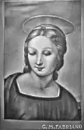 Chiaroscuro watermark by the Italian papermaker C.M. Fabriano
