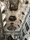 Vault frescoed by Olivio Sòzzi