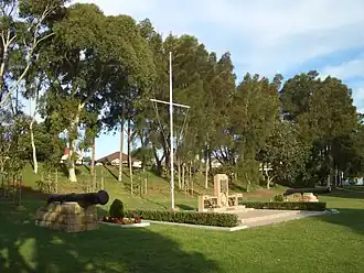 Bob Clarke Memorial Reserve, Anzac Parade