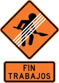 PT-2 End of roadworks
