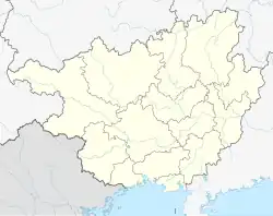Napo is located in Guangxi