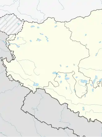 Zanda is located in Ngari