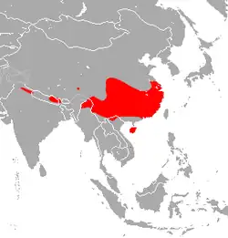 Map of range