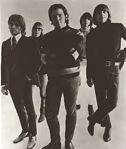 Publicity photo c. 1966. Front L-R: Sean Tolby, Gary Andrijasevich and Bill Flores. Back L-R: Mark Loomis and David Aguilar