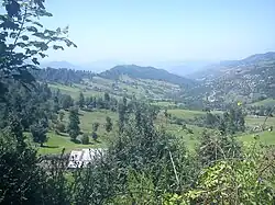 Landscape near the village of Churet