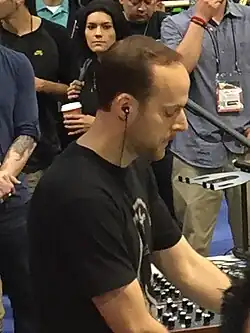 Chris Karns at 2016 NAMM Show (Rane Corporation booth)