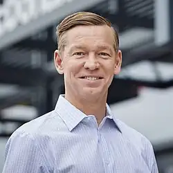 CEO of McDonald's Chris Kempczinski (B.A. 1991)[389]