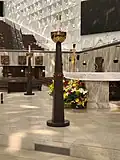Altar and candle stands of Christ Cathedral