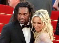 Christian Karembeu, a Melanesian footballer (from New Caledonia).