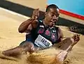 Silver medalist in the triple jump Christian Taylor.