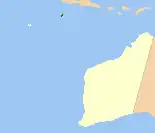 Location off the coast of Western Australia