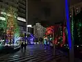 Lights in front of Nagoya Lucent Tower