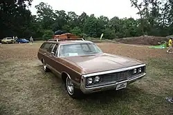 1972 Chrysler Town & Country Wagon (with non-standard wheels)