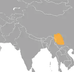 Map of range
