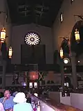 Interior view of The Church Brew Works.