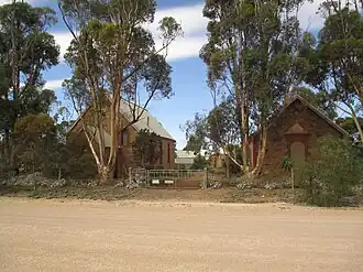 Former Church (left) and school