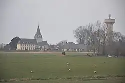 Around the church