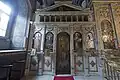 Church of St. Mary of the Spring left side iconostasis