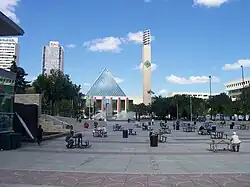 Churchill Square looking towards City Hall