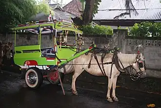 Cidomo in Senggigi Beach, Lombok