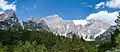 Southwest aspect of Cima Belprà centered