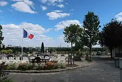 The Voltaire cemetery, the second cemetery in Suresnes after the Carnot cemetery.