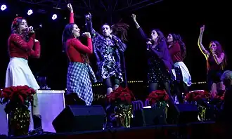 Cimorelli performing in 2014