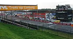Main straight of Circuit Zolder in 2008