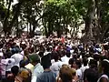Procession passing through Presidente Vargas Avenue