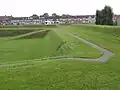 North east bastion from above