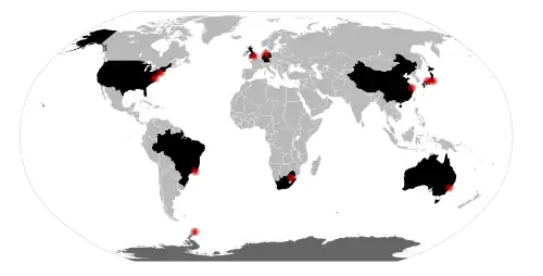 Venues locations.