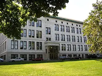 Multi-story school building