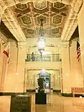 Interior of City Hall.