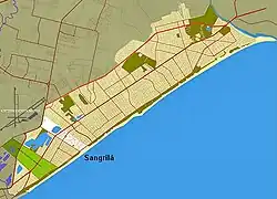Location of Shangrilá in Ciudad de la Costa
