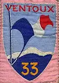 Insignia of CJF 33 (third model).