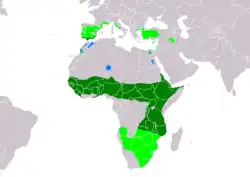 Map of range